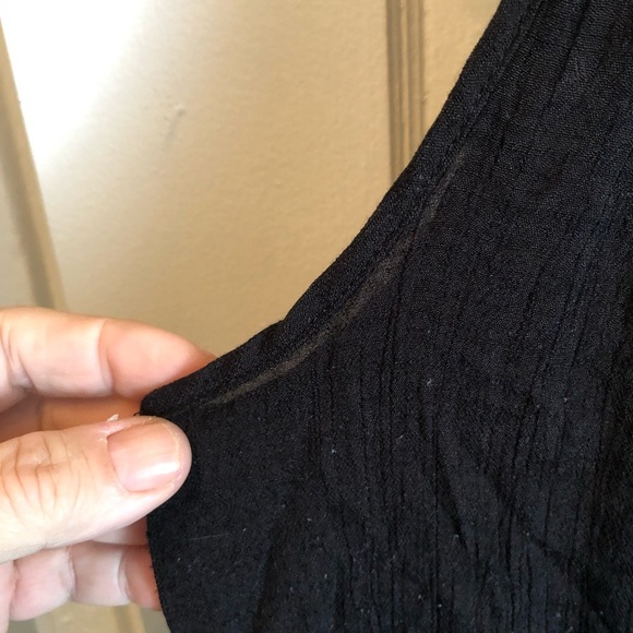 Ricki's xxl Black Pleated Blouse with Embellished Details- perfect for work - Picture 3 of 7